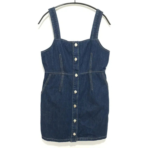 [BUNJANG] Nine Button Denim Dress M_S2735 / 나인 버튼 데님 원피스 M_S2735