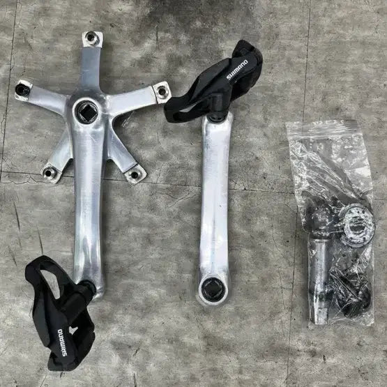 [BUNJANG] Shimano Dura-Ace 7600 Crankset with Sugino 75 BB and Shimano 550 Pedals / 듀라이에이스 7600