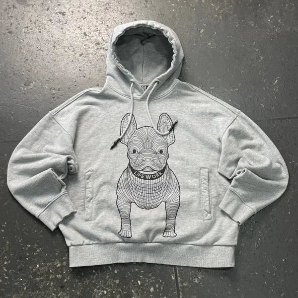 [BUNJANG] 100 Life Work Hoodie / 100 라이프워크 후드티