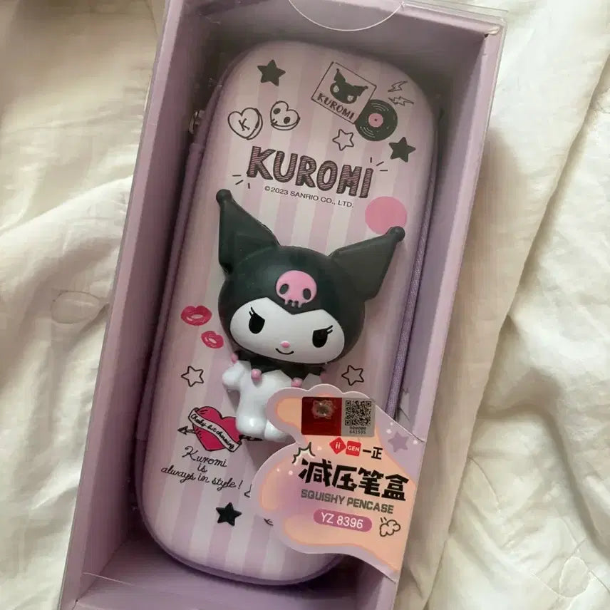[BUNJANG] Sanrio Kuromi Squishy Pencil Case / 쿠로미 스퀴시 필통