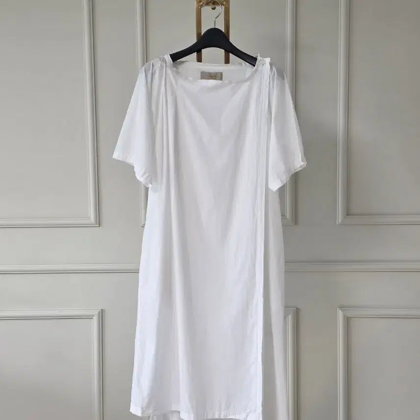 [BUNJANG] Maison Flanelle 100% Cotton Double Layered Maxi Dress / 메종 플라네르