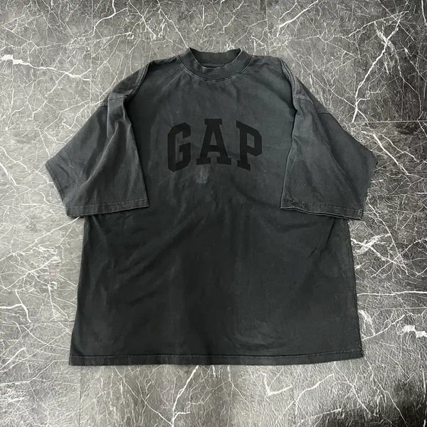 [BUNJANG] YZYGAP Engineered by Balenciaga Dove 3/4 Sleeve T-Shirt / 이지갭 엔지니어드 바이 발렌시아가 도브 3/4 반팔