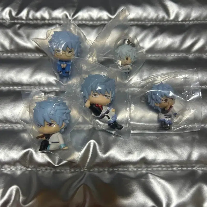 [BUNJANG] Gintama Gintoki Machiboke, Mejirushi, Gacha Set (5 types) / 2주 내 출고/은혼) 긴토키 마치보케,메지루시,가챠 5종 세트