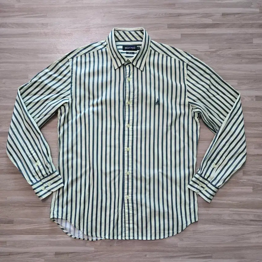 [BUNJANG] Beanpole Striped Shirt / 100) 빈폴 스트라이프 셔츠