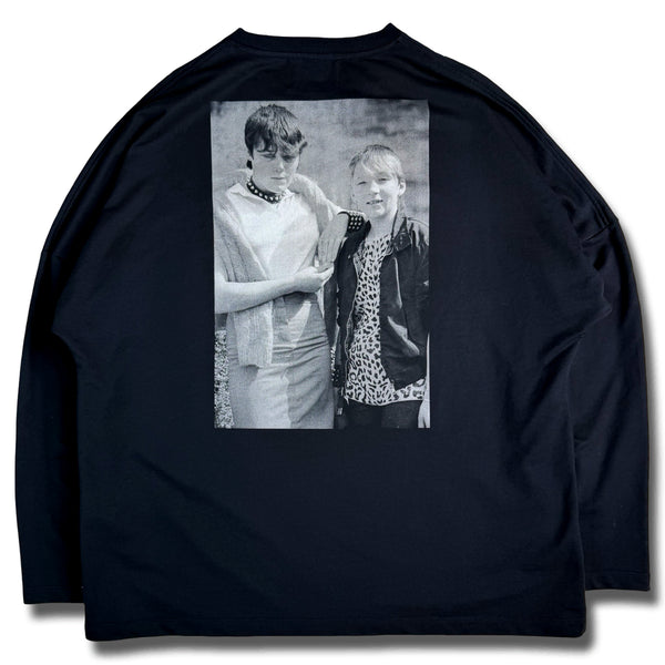 [BUNJANG] Raf Simons x Fred Perry Back Photo Print Long Sleeve / 라프시몬스 x 프레디 페리 백 포토 프린트 롱 슬리브
