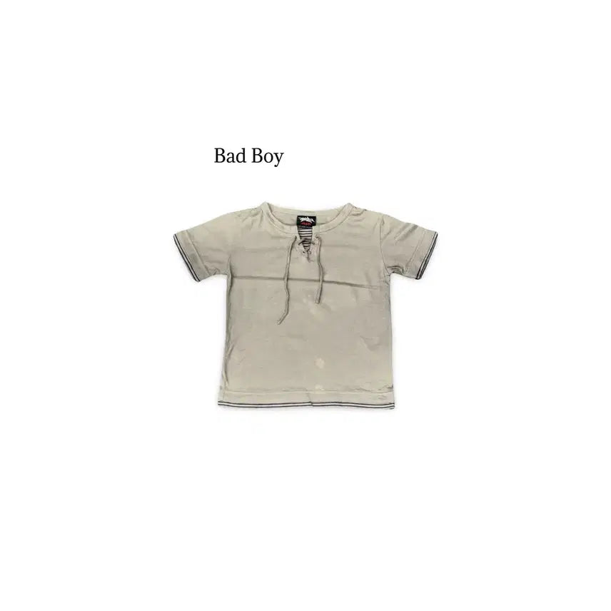 [BUNJANG] Bad Boy Cropped Short Sleeve T-Shirt / (80) 배드보이 크롭 반팔