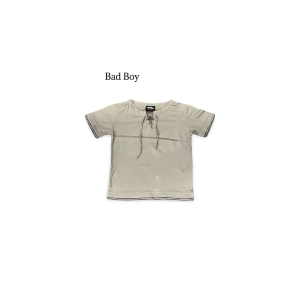 [BUNJANG] Bad Boy Cropped Short Sleeve T-Shirt / (80) 배드보이 크롭 반팔