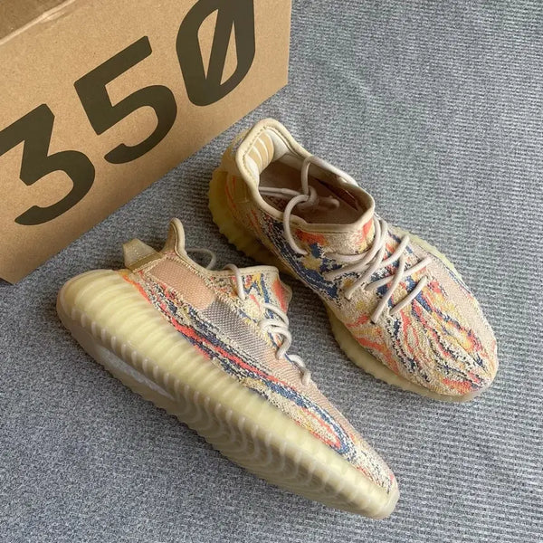 [BUNJANG] Adidas Yeezy Boost 350 V2 MX Oat Multicolor Knit Unisex Sneakers / 아디다스 이지 부스트 350 V2 MX 오트 멀티컬러 니트 유니섹스 데일리 스니커즈