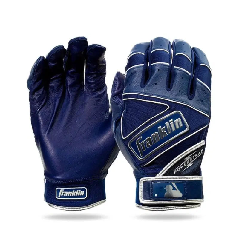 [BUNJANG] Franklin Chrome Powerstrap Batting Gloves Navy S / 프랭클린 배팅장갑 크롬 파워스트랩 (20492): 네이비 S