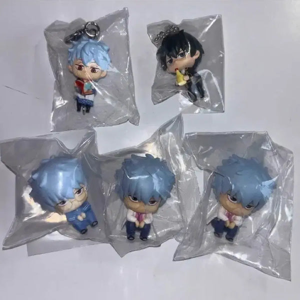 [BUNJANG] Gintama Gintoki & Hijikata 5-Piece Set (Machiboke, Mejirushi, Gacha) / 2주 내 출고/은혼) 긴토키,히지카타 마치보케,메지루시,가챠 5종 세트