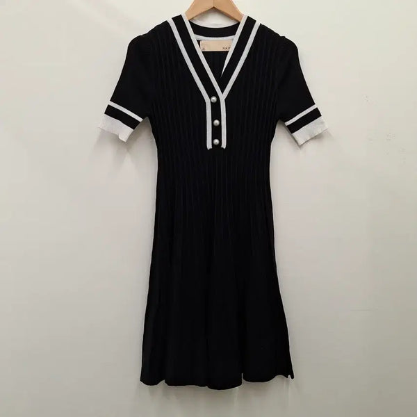 [BUNJANG] Atelier Nine Fit & Flare Knit Dress / 아틀리에나인 핏앤플레어 니트 원피스