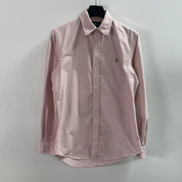 [BUNJANG] Polo Ralph Lauren Striped Oxford Shirt / 폴로 랄프로렌 스트라이프 옥스포드 셔츠 (on.1870)