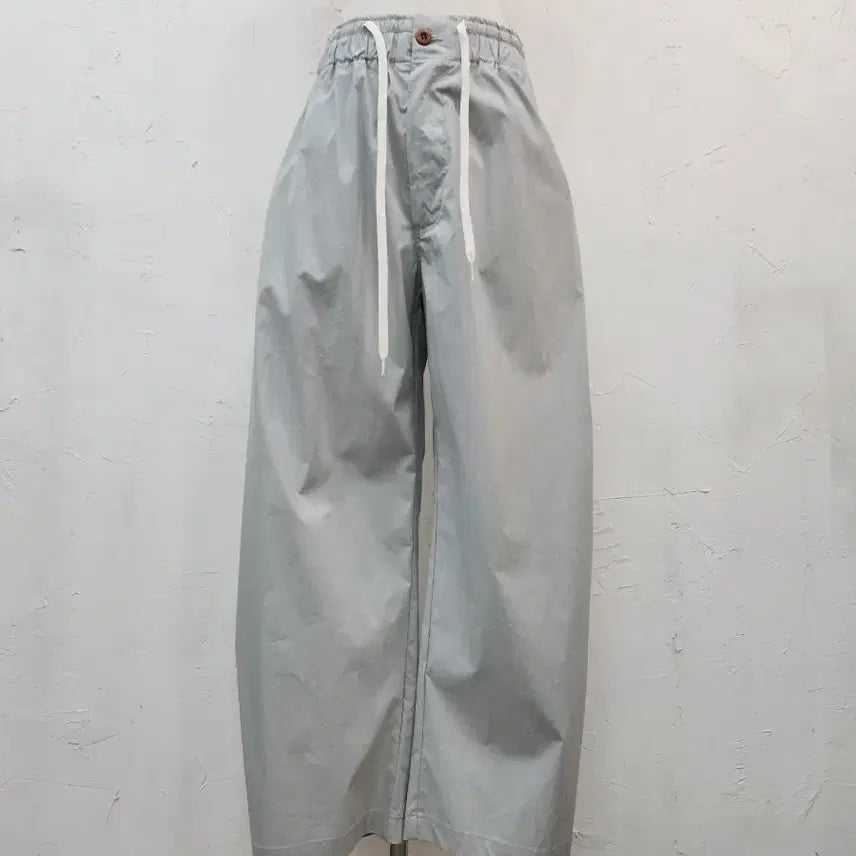 [BUNJANG] Light Gray Wide Fit Training Pants / 와이드 팬츠 라이트그레이