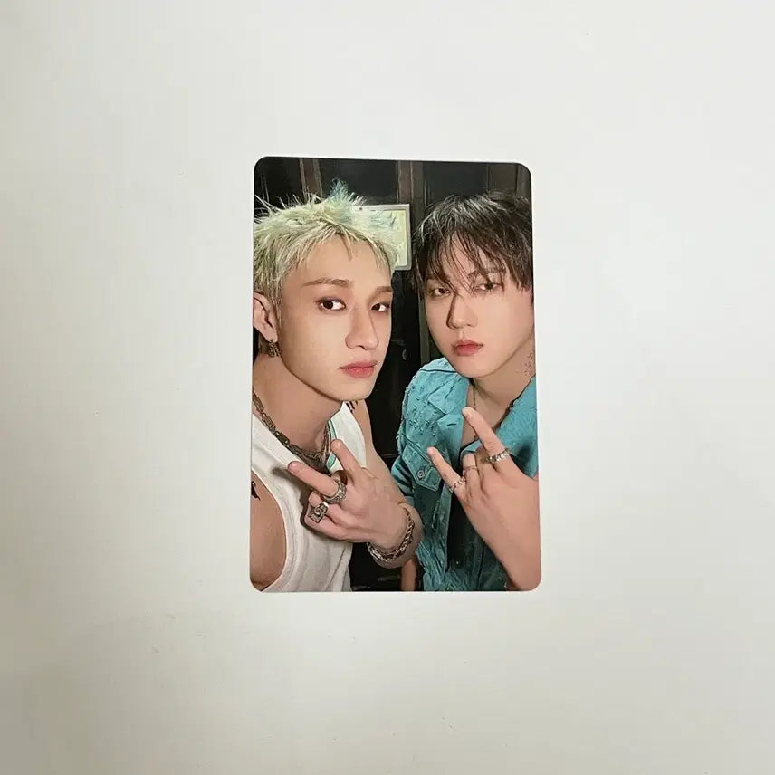 [BUNJANG] Stray Kids DISORDER Deepest Sleep Unit Photocard Bang Chan & Changbin / 스키즈 디스앤댓 팝업 롱슬리브 방찬&창빈 유닛 포카