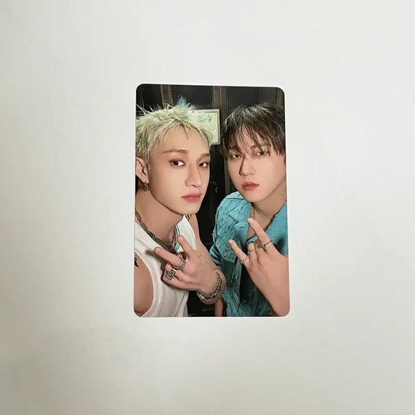 [BUNJANG] Stray Kids DISORDER Deepest Sleep Unit Photocard Bang Chan & Changbin / 스키즈 디스앤댓 팝업 롱슬리브 방찬&창빈 유닛 포카