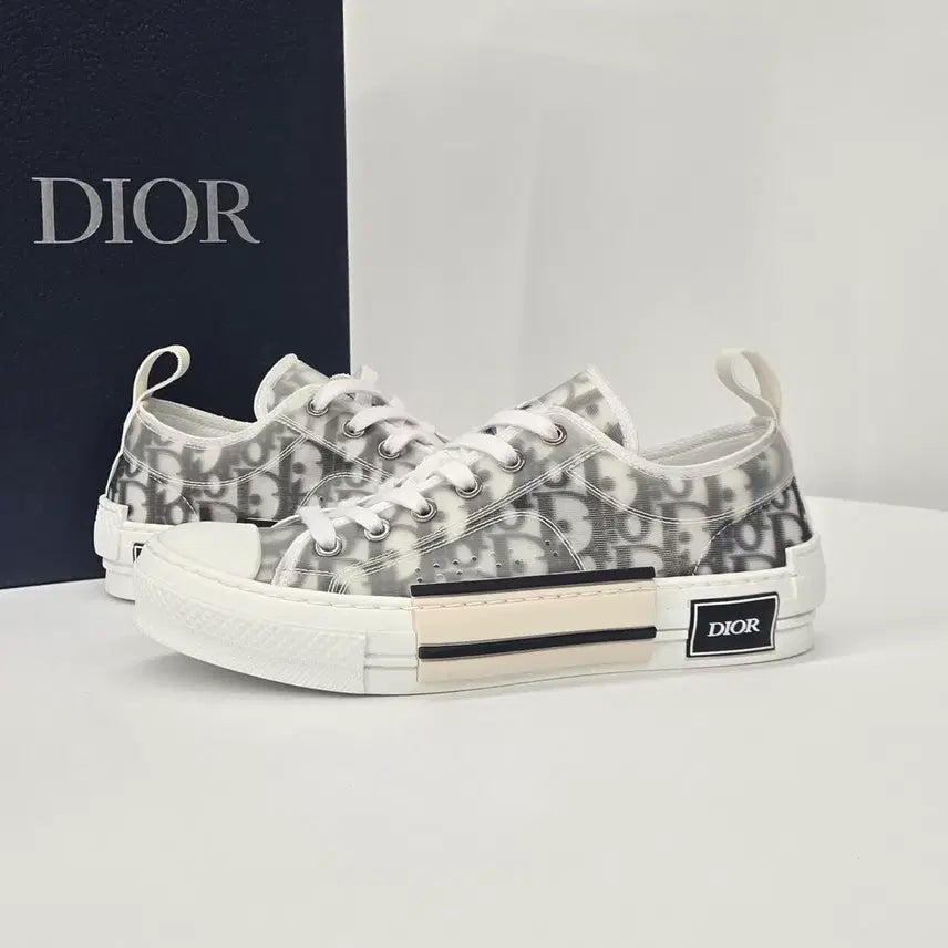 [BUNJANG] Dior B23 Oblique Low Sneakers Size 38 / { 38 } 디올 B23 오블리크 로우 스니커즈