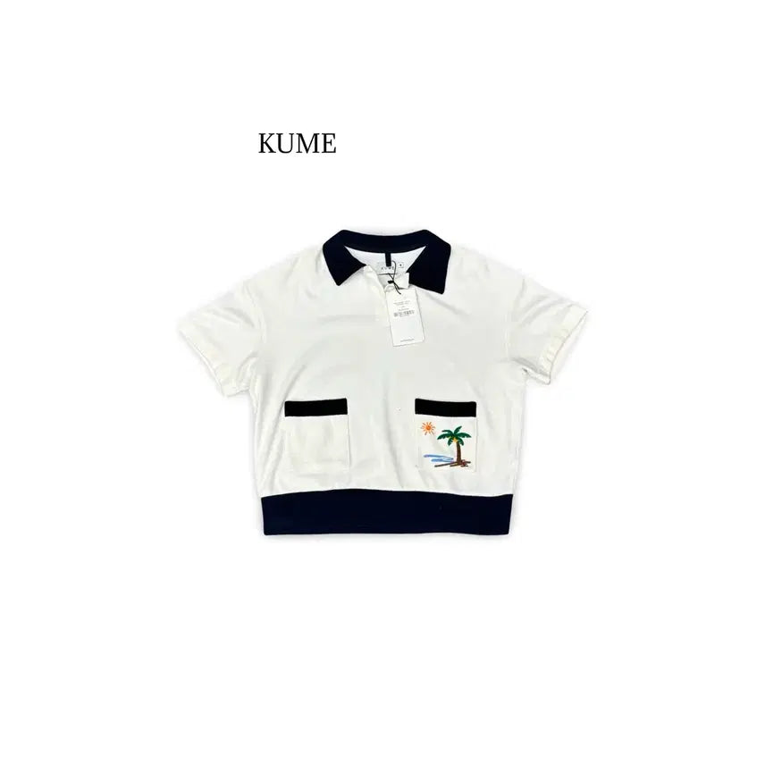 [BUNJANG] Kume Kara Short Sleeve T-shirt / (100) 쿠메 카라 반팔