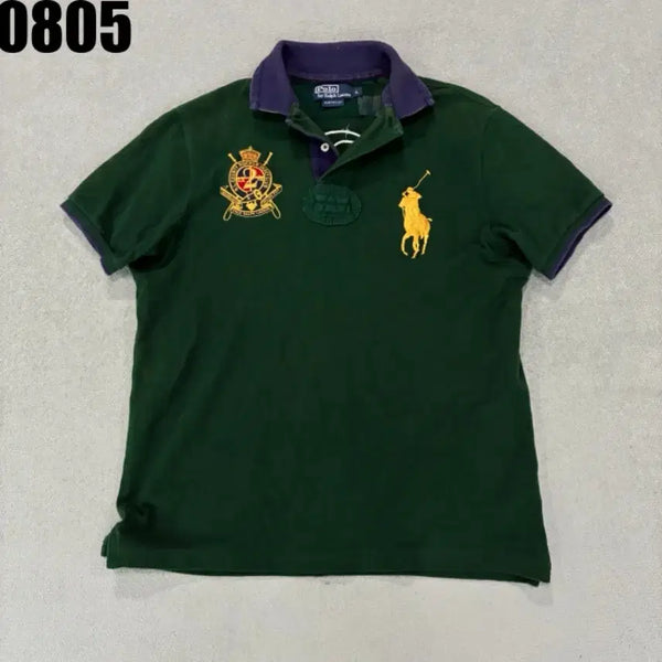 [BUNJANG] Polo Ralph Lauren Green T-Shirt L / 폴로 랄프로렌 카라티 그린 L