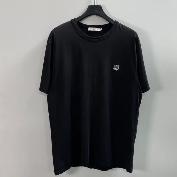 [BUNJANG] Maison Kitsuné Fox Head Black T-Shirt XXL / 메종키츠네 폭스헤드 블랙 반팔티 (on.1874)