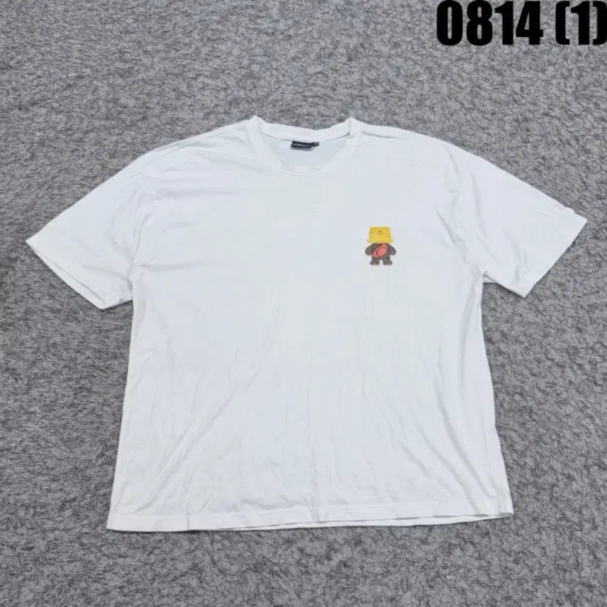 [BUNJANG] VIXXIA Character Print White T-Shirt / VIXXIA 티셔츠 캐릭터 화이트