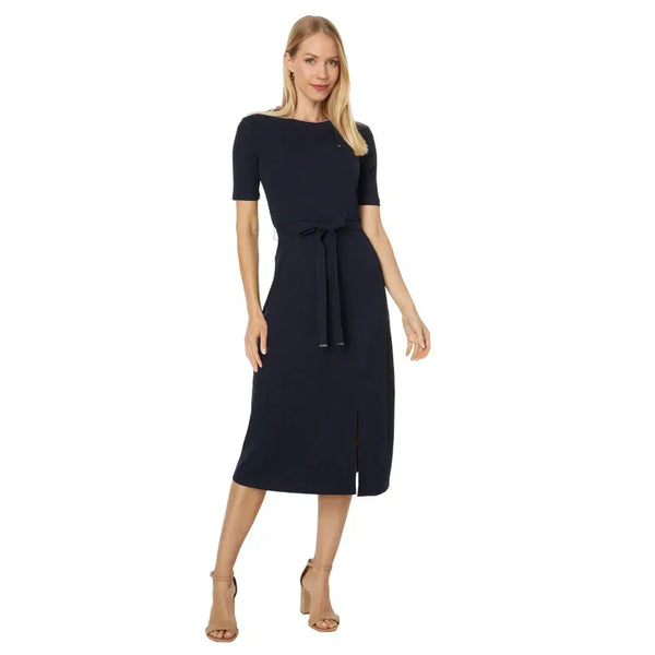 [BUNJANG] Tommy Hilfiger Ribbed Short Sleeve Long Dress / 타미힐피거) 골지 반팔 여름 롱원피스 -L