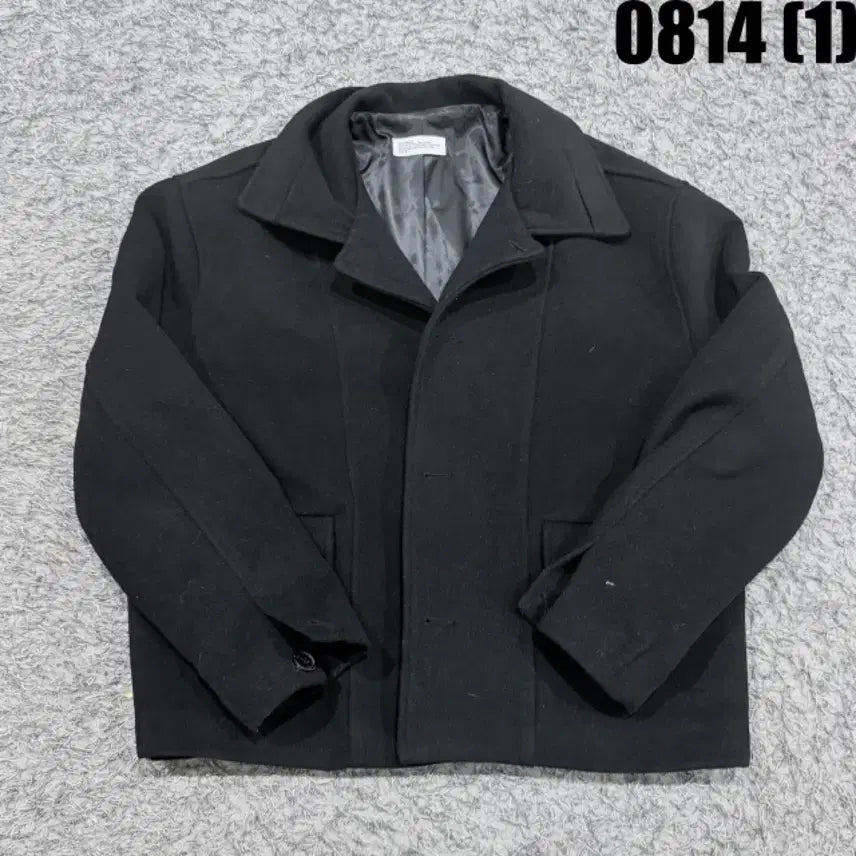 [BUNJANG] Black Short Coat / 검정색 숏 코트