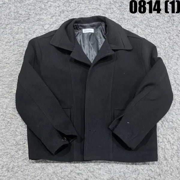 [BUNJANG] Black Short Coat / 검정색 숏 코트