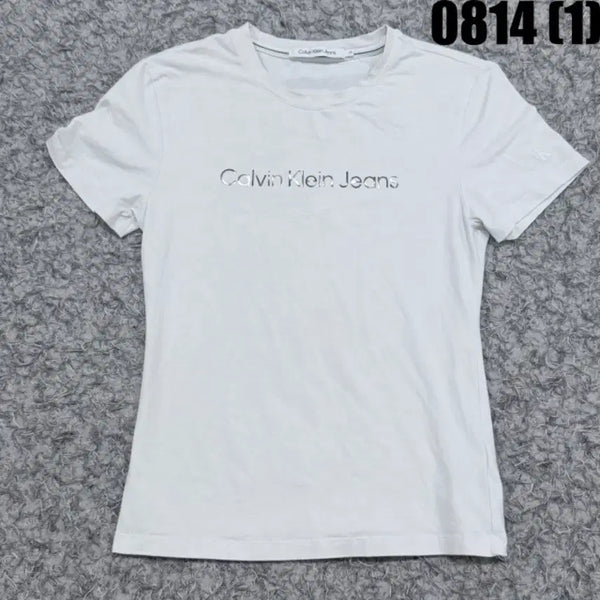 [BUNJANG] Calvin Klein Jeans White T-Shirt / 캘빈클라인진스 반팔티 화이트