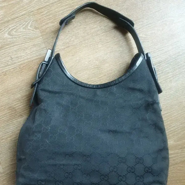 [BUNJANG] Gucci GG Canvas Classic Shoulder Bag (Black) / [정품/100%환불보장] 구찌 GG 캔버스 클래식 숄더백 (블랙)