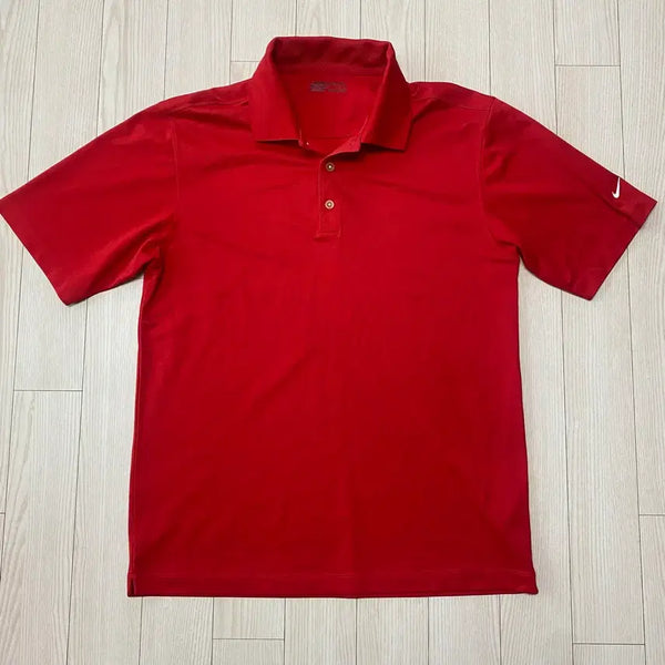 [BUNJANG] Nike Golf Red Short Sleeve Polo Shirt / 나이키 골프 반팔 카라티 레드