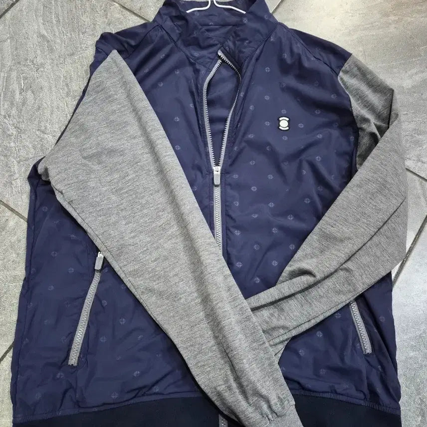 [BUNJANG] WAIDEU ANGEL Men's Cool Jacket Navy/Gray Size 110 / 와이드앵글 쿨잠바110