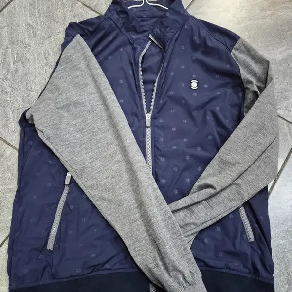 [BUNJANG] WAIDEU ANGEL Men's Cool Jacket Navy/Gray Size 110 / 와이드앵글 쿨잠바110