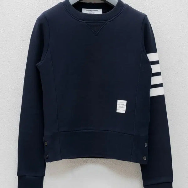 [BUNJANG] Thom Browne 4-Bar Sweatshirt Navy XXS / 톰브라운 4bar 맨투맨 네이비 36     FJT002A-00535415
