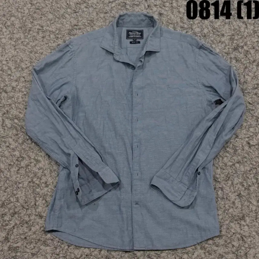 [BUNJANG] HAZZYS Men's Slim Fit Blue Shirt / HAZZYS 남성 셔츠 블루