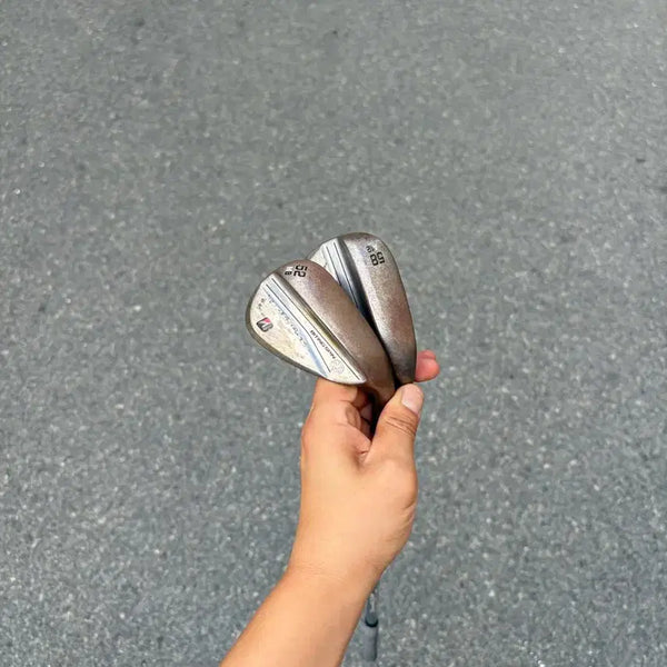 [BUNJANG] Bridgestone V-i-d Spinning Raw Wedge Set (52, 58 degrees) / 골프 브릿지스톤 바이팅스핀 Raw 웨지 52,58도