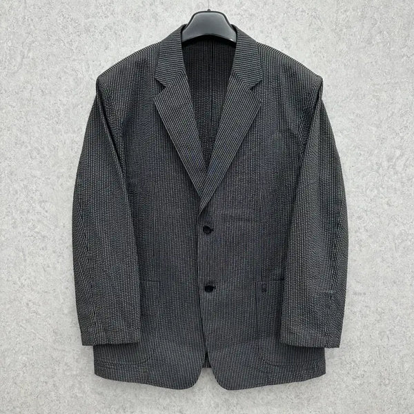 [BUNJANG] Roggis Men's Seersucker Blazer Jacket XL / 105 로가디스 남자 시어서커 블레이져 자켓