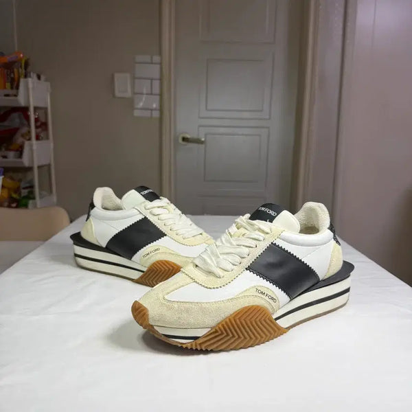 [BUNJANG] Tom Ford James Suede Eco-Friendly Sneakers / [ 7사이즈,22SS ] 톰포드 스웨이드 친환경 소재 제임스 스니커즈