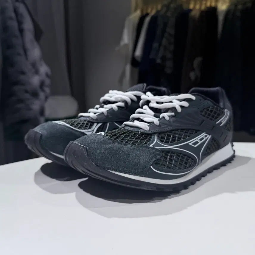 [BUNJANG] Bottega Veneta Orbit Dark Green Sneakers Size 41 / (S급/41) / 보테가베네타 오르빗 다크 그린 스니커즈 신발