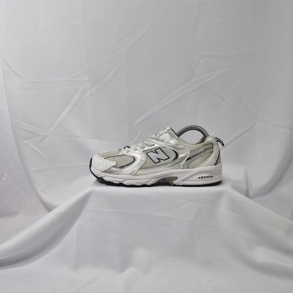 [BUNJANG] New Balance Kids 530 White Silver Sneakers Vintage / 빈티지하서 210 뉴발란스 키즈 530 화이트 실버 스니커즈
