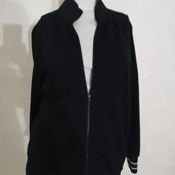 [BUNJANG] KUHO Spandex Knit Zip-Up Jacket / 구호 스판 니트 집업 자켓
