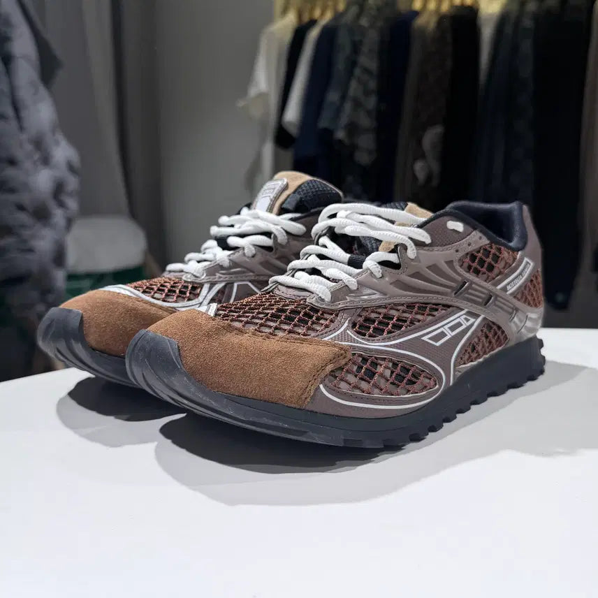[BUNJANG] Bottega Veneta Orbit Brown Sneakers Size 41 / (S급/41) / 보테가베네타 오르빗 브라운 스니커즈 신발
