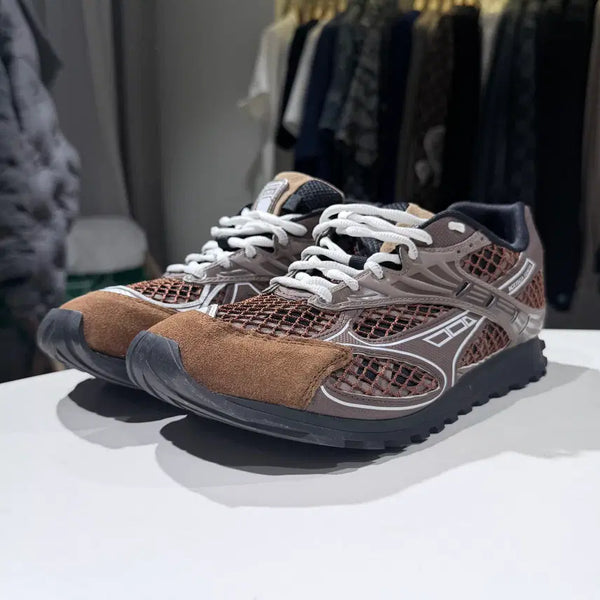 [BUNJANG] Bottega Veneta Orbit Brown Sneakers Size 41 / (S급/41) / 보테가베네타 오르빗 브라운 스니커즈 신발