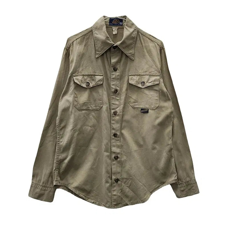 [BUNJANG] Vintage Military Utility Work Shirt MADE IN USA / 빈티지 밀리터리 유틸리티 워크 셔츠 MADE IN USA