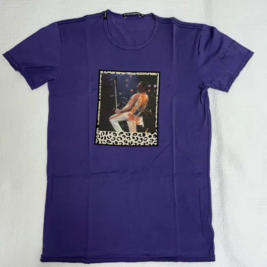 [BUNJANG] Dolce & Gabbana Freddie Mercury Printing Short Sleeve T-Shirt / 돌체앤가바나 프레디머큐리 프린팅 반팔