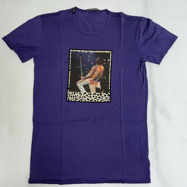 [BUNJANG] Dolce & Gabbana Freddie Mercury Printing Short Sleeve T-Shirt / 돌체앤가바나 프레디머큐리 프린팅 반팔