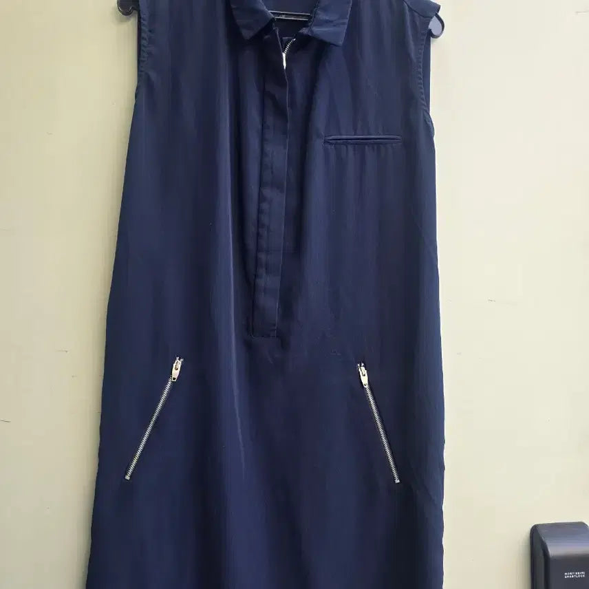 [BUNJANG] VOV Women's Sleeveless Dress Navy / 보브 여성 민소매 원피스 네이비