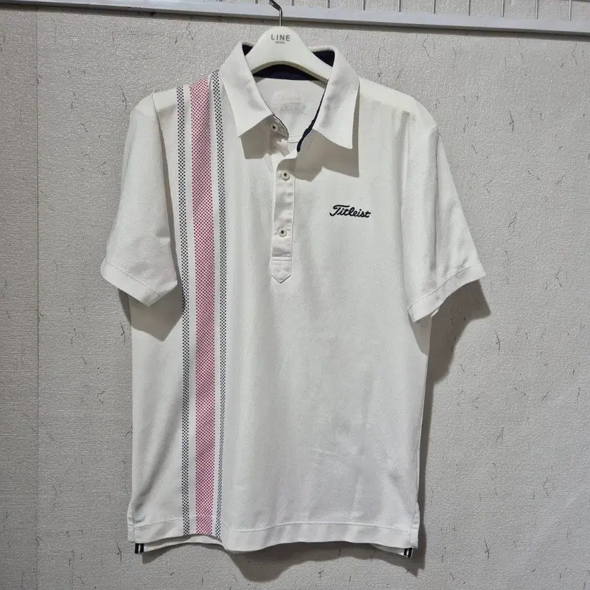 [BUNJANG] Titleist White Short Sleeve Polo Shirt / 타이틀리스트 흰색 반팔 카라티