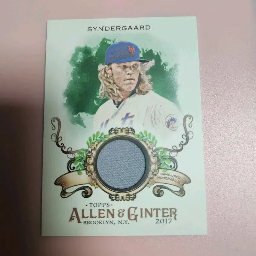 [BUNJANG] Mets Noah Syndergaard 2017 Topps Jersey Card / 메츠)노아 신더가드 2017 탑스 저지 카드