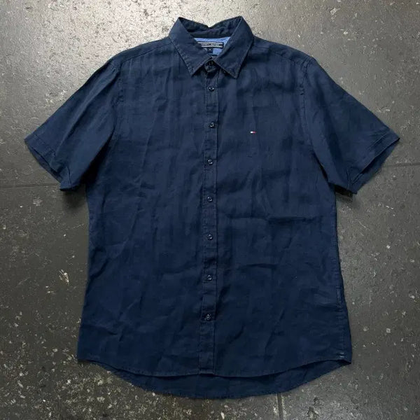 [BUNJANG] Tommy Hilfiger Linen Shirt / 95-100 타미힐피거 린넨 셔츠