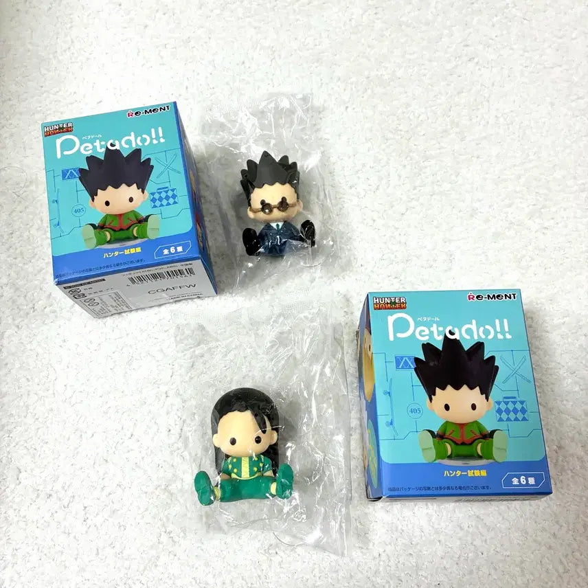 [BUNJANG] Hunter x Hunter Illumi & Leorio Pet Bottle Stand Set / 헌터헌터 이르미, 레오리오 페타돌 일괄판매